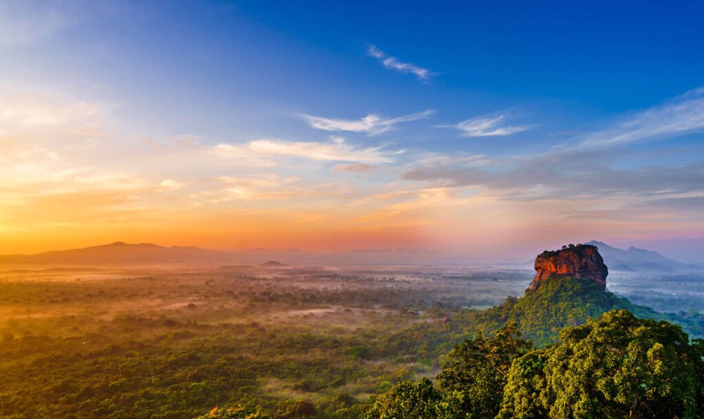 Landscape in Sri Lanka