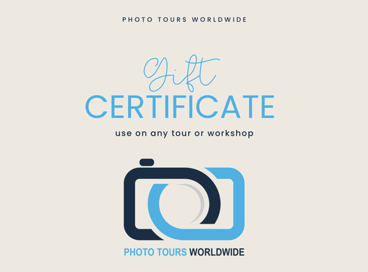 Photo Tour Gift Certificate