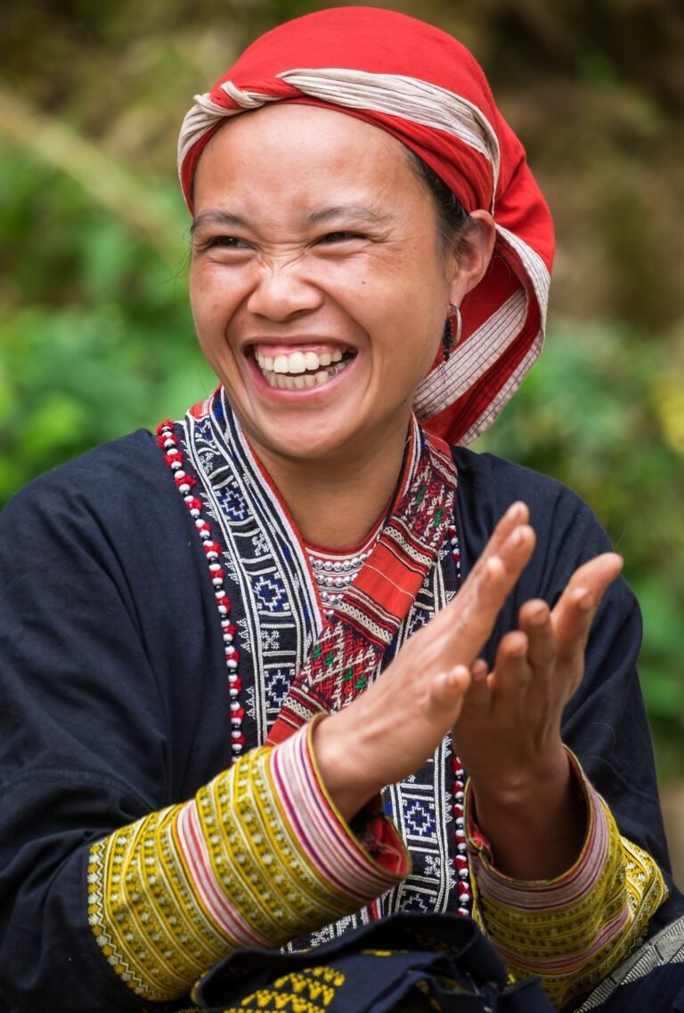 Portrait of a woman in Vietnam