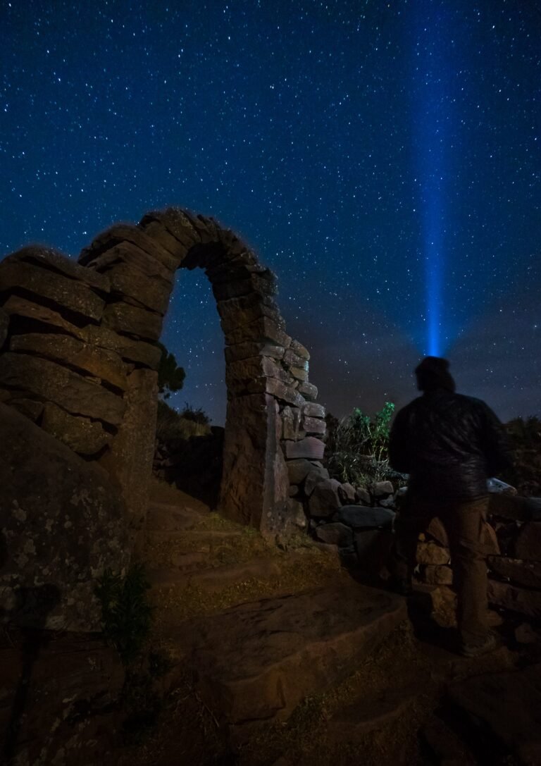 Star gazing in Taquile