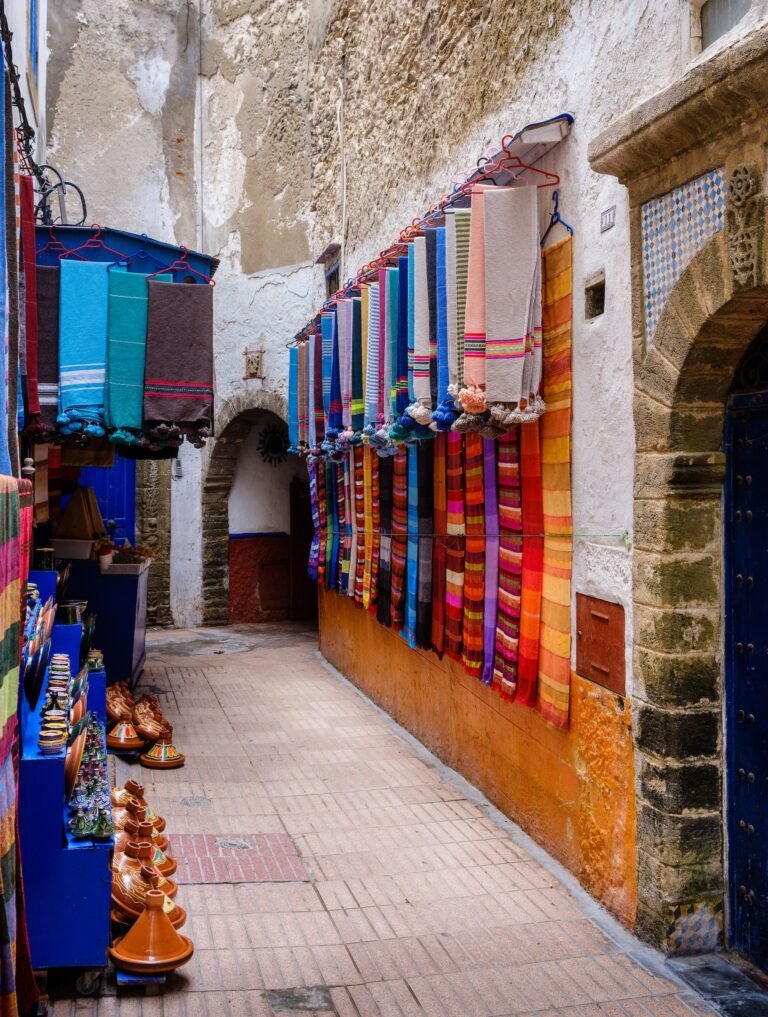 Tourist shops in Essaouria