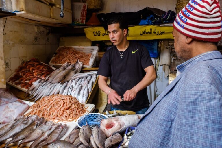 Fez Medina Fish Seller