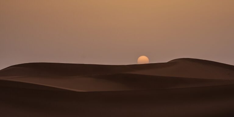Sunrise in the Sahara