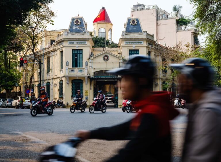 Motobikers in Hanoi