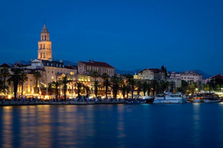 Blue hour at Zadar, Croatia